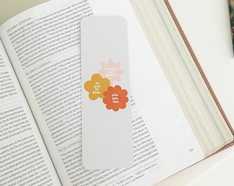 Bible Verse Bookmark: Christian Boho Scripture Gift