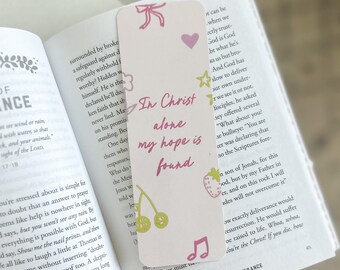Christian Bookmark, Bible Verse, Laminated Cardstock