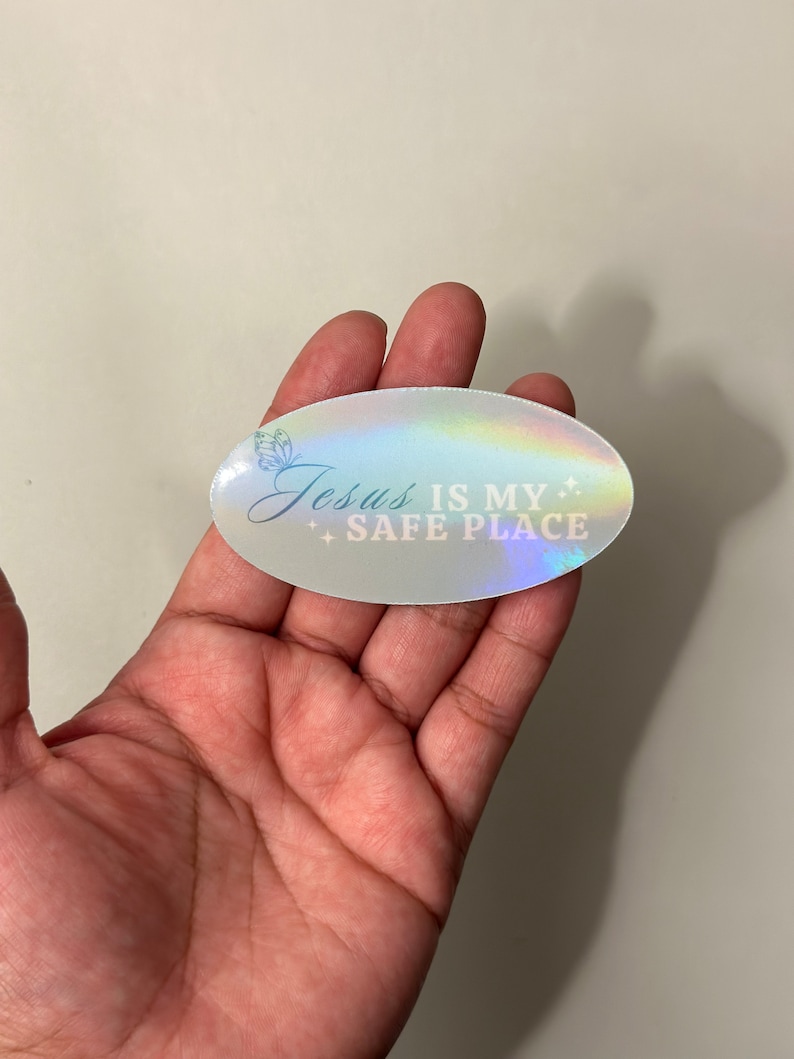 Jesus is My Safe Place Sticker Jesus Stickers for Laptop - Etsy