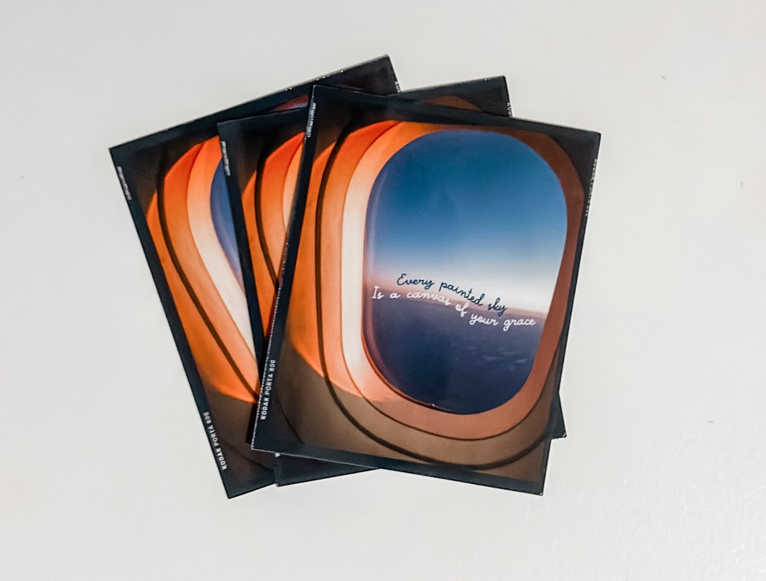 Every Painted Sky is a Canvas of Your Grace Sticker Jesus Etsy