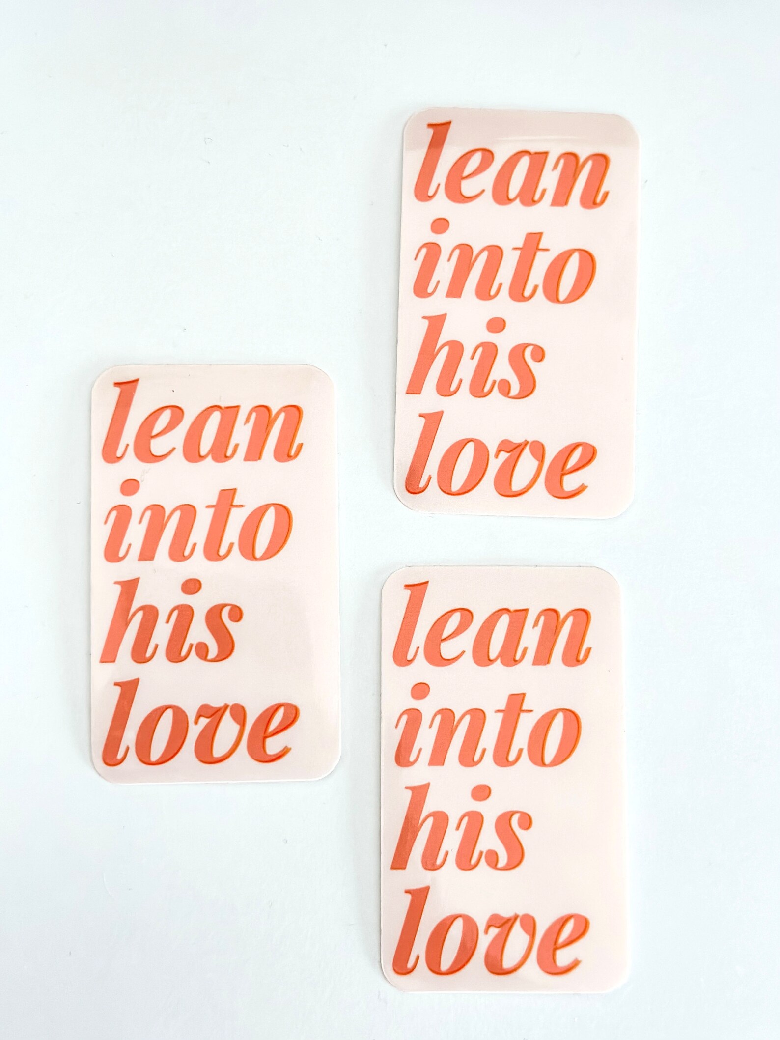 Lean Into Jesus Love Sticker Trendy Christian Stickers Faith - Etsy