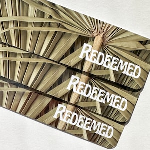 Redeemed Bookmark: Christian Scripture Bible Accessory