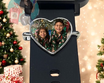Heart Watch Charm with Picture/Photo | Apple Watch Photo Charm Personalized with your Photos