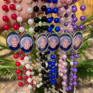 Picture Rosary| Custom Rosary| Personalized Rosary with picture| Memorial Gift| Rosario Personalizado Con Foto | Personalized Keepsake