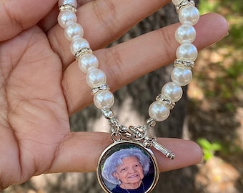 Custom Photo Picture Memorial Bracelet