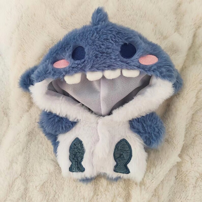 Handmade 20cm Plush Doll Shark Clothes Shark clothes