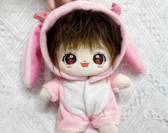 Handmade 20cm Plush Doll Clothes Kawii Pajamas Animal Hoodies Sleepwear