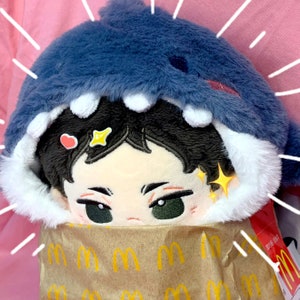 Handmade 20cm Plush Doll Shark Clothes image 5