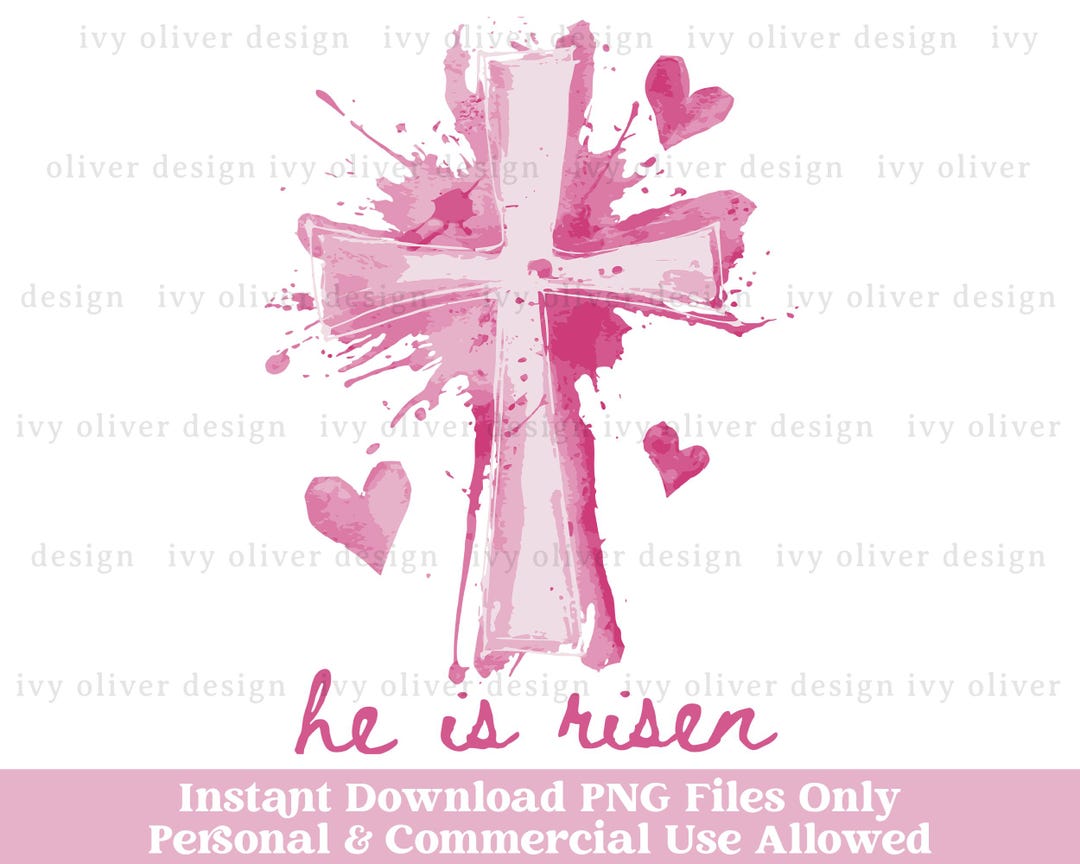Pink Christian Pattern Pink Christian Cross PNG: Easter Shirt Design (digital Download) - Etsy