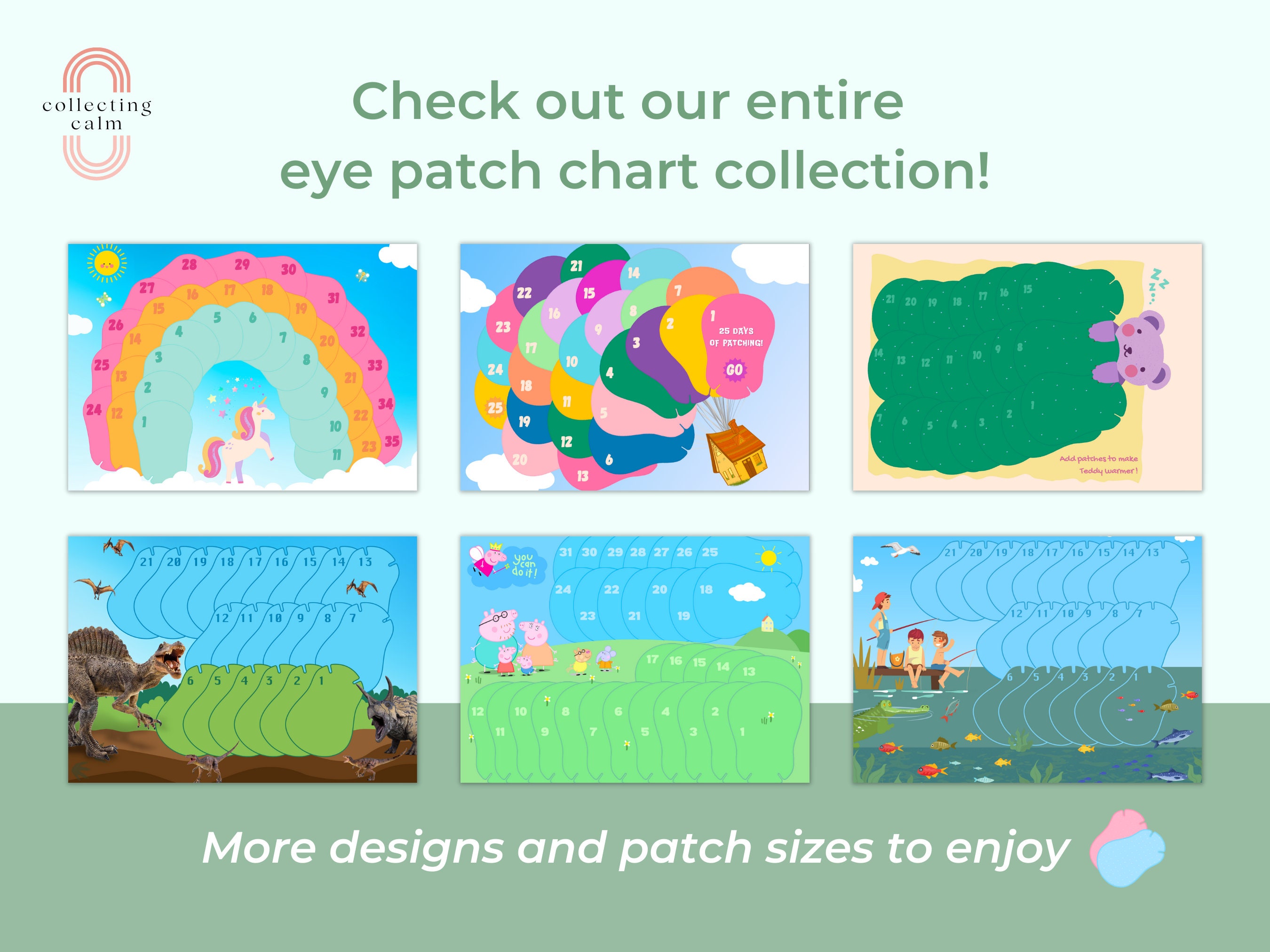Eye Patch Reward Chart, Amblyopia Strabismus Occlusion Therapy (digital ...