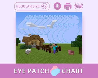 Kids Eye Patch Reward Chart for Amblyopia, Strabismus (Digital Download)