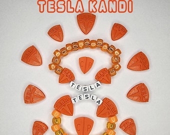 TESLA kandi beads