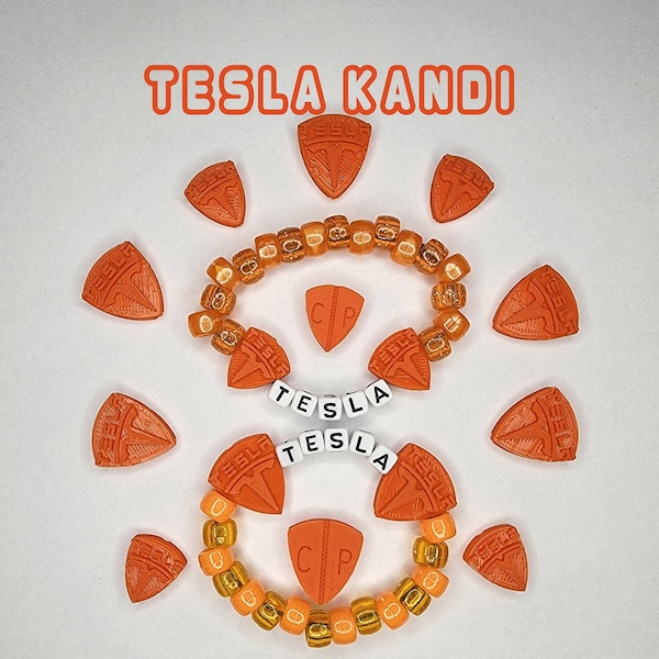 TESLA kandi beads