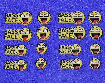 Bass Face kandi beads