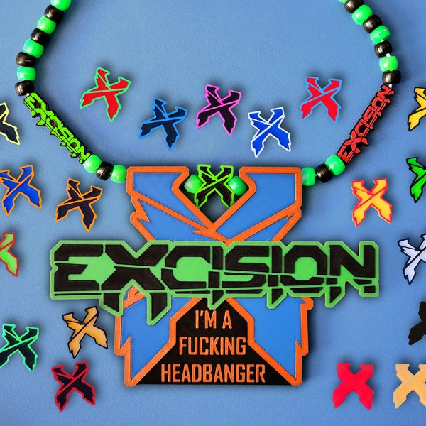 Excision kandi beads | Pendant | LED