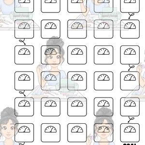Weight Loss Tracker | Planner Printable | A5 BuJo Planner Printer | Habit Tracker