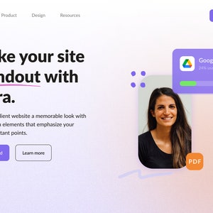 Here's an example of how they can be used in a marketing site.