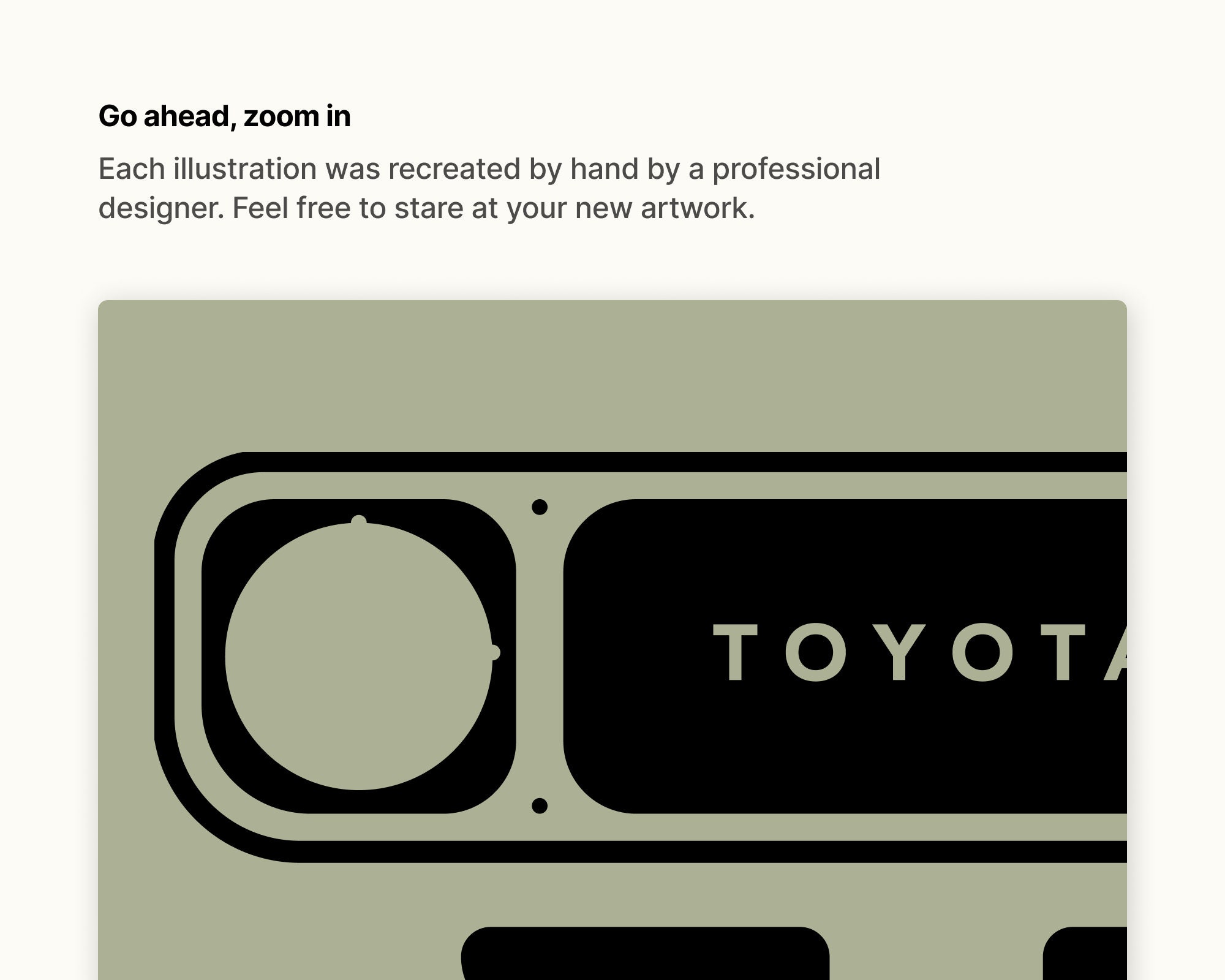 Toyota Land Cruiser Grill Evolution Art Print (digital Download