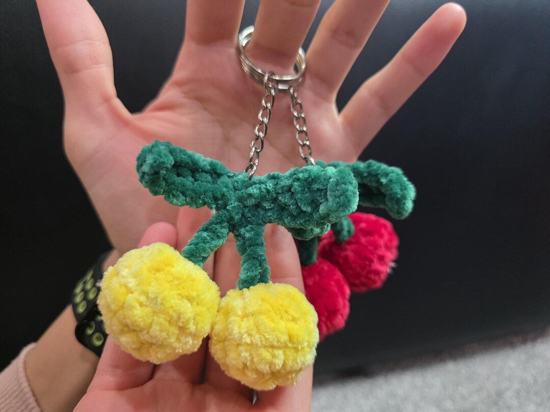 Custom Handmade Crochet Keychain – Cute Mini Plush Keychains – Custom ...