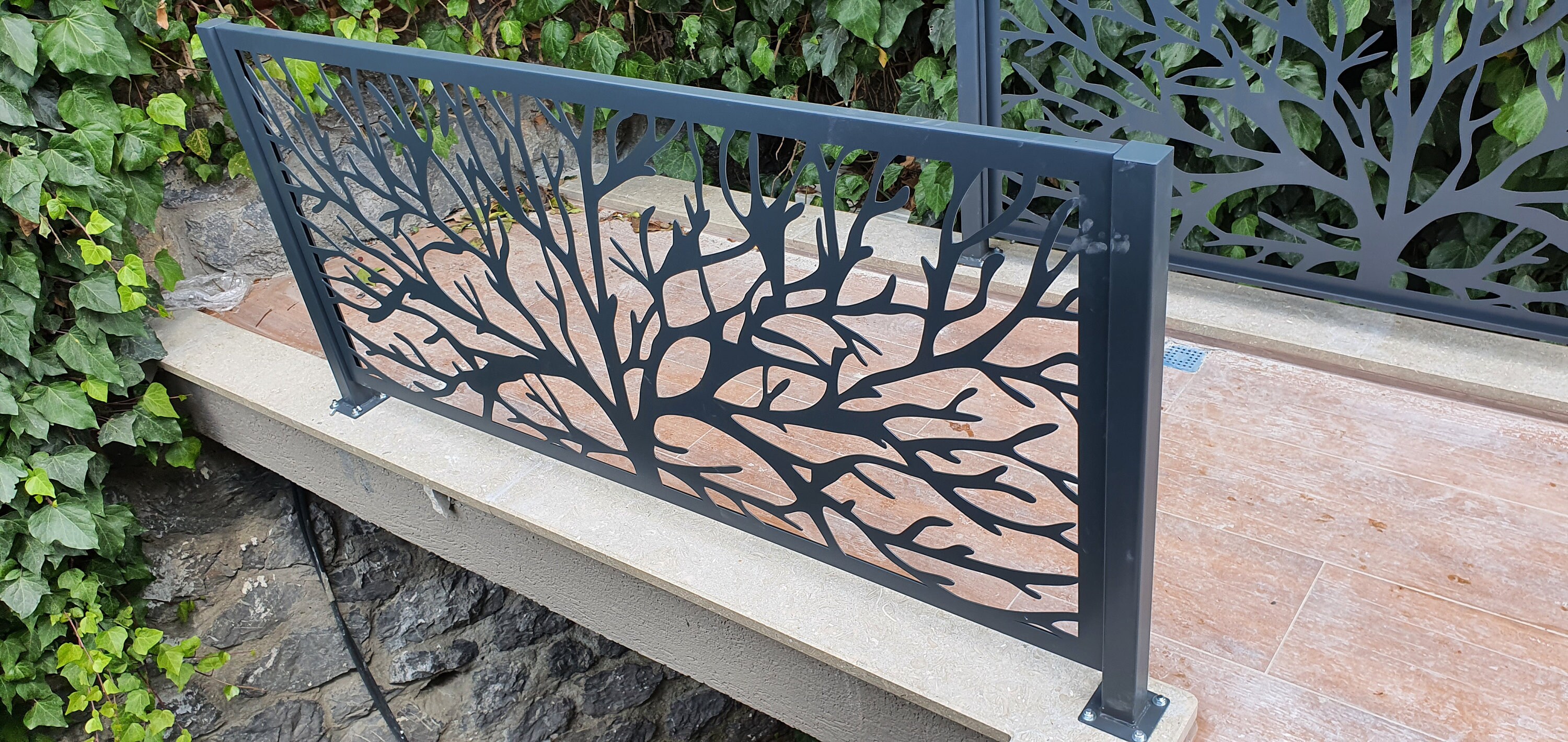 Metal Railing Panel Laser Cut Deck Panel Staircase Etsy UK