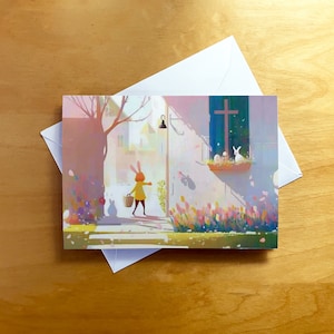 Tarjetas de felicitación de notas en blanco con sobres, lindo hermoso diseño único, temporada 2023 para todas las ocasiones, tarjetas de Pascua de primavera surtidas, para niños