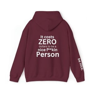 il coûte zéro dollar, sweat-shirt blanc à manches longues