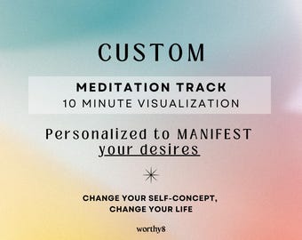 Custom | Meditation | Visualization Track | Manifestation | Affirmations | Manifest | Law of Assumption, Neville Goddard, Attraction