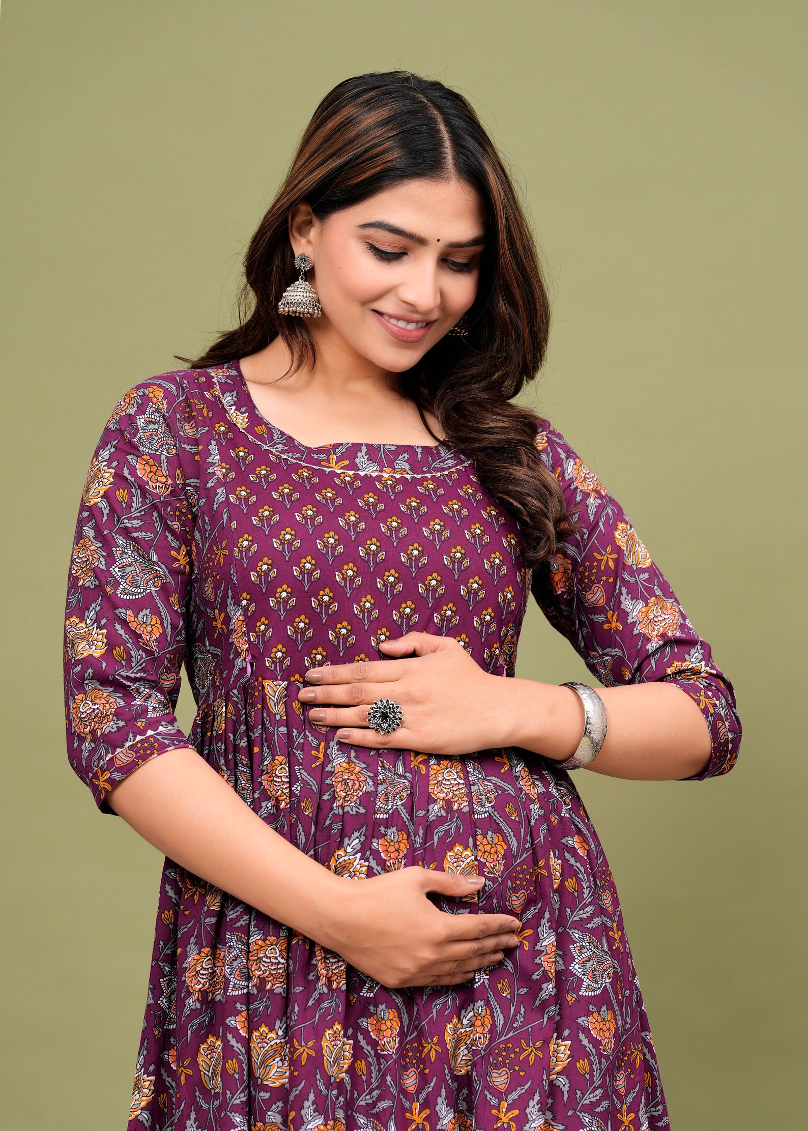 Love Garden Maternity Feeding Dress main image 1