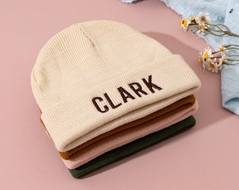 Personalized Family Matching Beanie, Personalized Embroidered Beanie, Monogram Custom Kids Winter Beanie, Baby Shower Gift, Christmas Gift