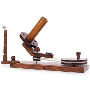 Wooden Yarn Ball Winder - Handcrafted Large Yarn Winder for Knitting & Crocheting - Hand Operated Heavy Duty Natural Ball Winder