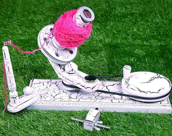 Handmade Wooden Yarn Winder: Large Hand-Operated Knitting & Crochet Tool Ball Winder
