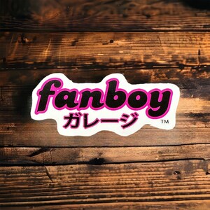 High Quality JDM Sticker | Car Decal | Laptop Sticker   Pink and Black logo sticker Fanboy Garage