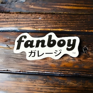 High Quality JDM Sticker | Car Decal | Laptop Sticker   Black and white logo Fanboy Garage