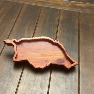 Arkansas Razorback Tray Graduation Gift for Him or Her – College Graduation Catch-All Tray – U of A Hogs Fan Desk Organizer 100% Made in USA