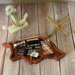 Arkansas Razorback Tray Cedar Catch All Tray Multi Purpose Tray Hogs Woo Pig Sooie Valet Tray Desktop Organizer Sports Tray Gift For Him