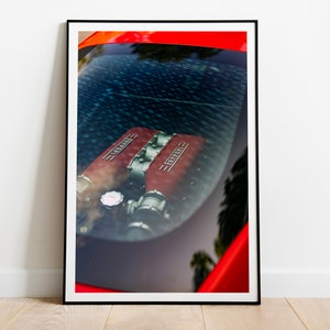 Scuderia Ferrari 458 Italia Engine Poster | Wall Art Print