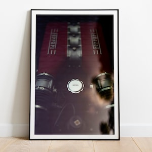 Scuderia Ferrari 458 Italia Engine View Poster | Wall Art Print