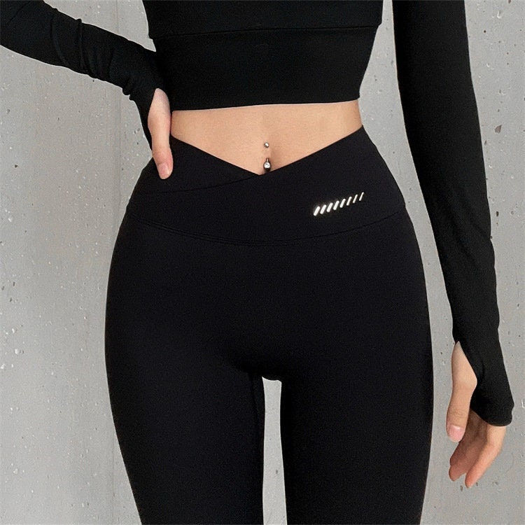 Buy V Waist Gym Leggings Online In India -  India