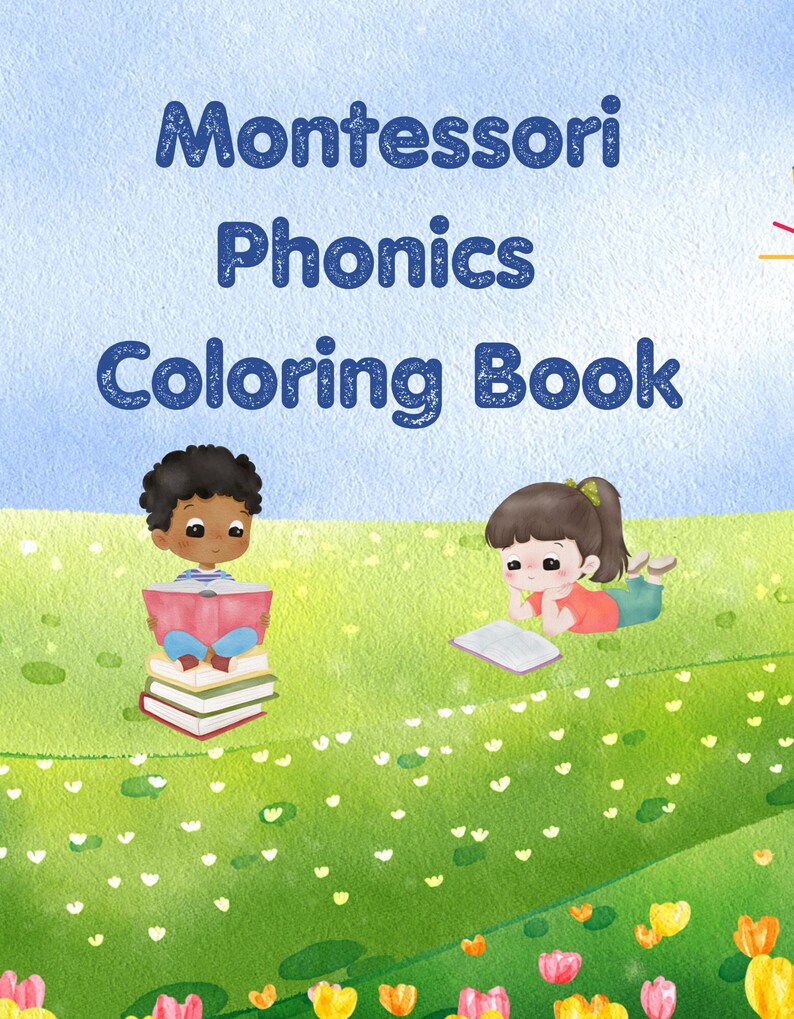 Montessori Phonics Coloring Book for Kids Learn Lowercase Letters ...