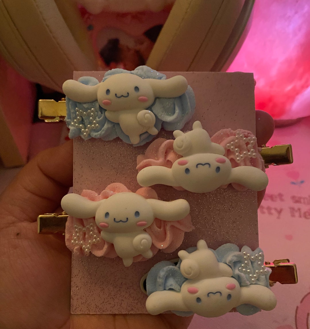 Custom Sanrio Inspired Decoden Hair Clips / Decoden Hair Clips Etsy
