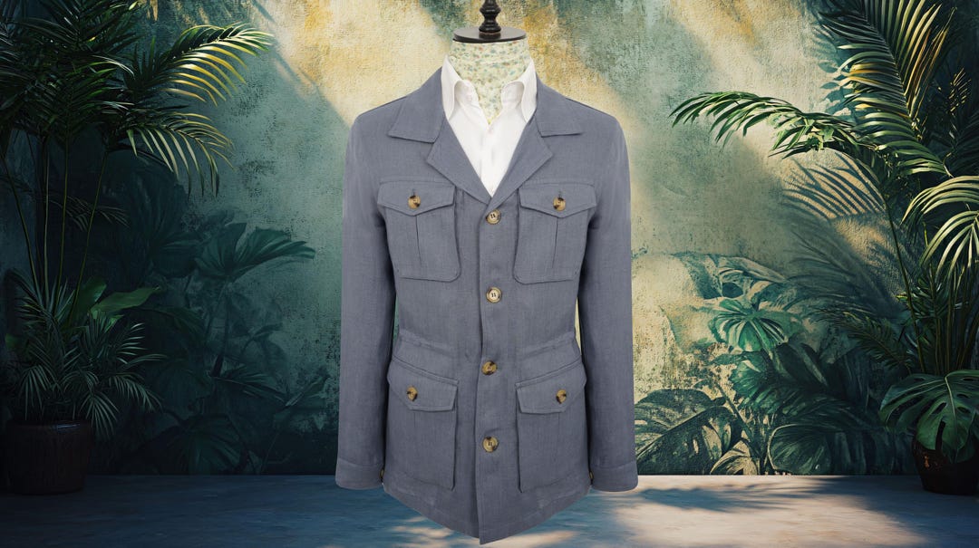 Blue Safari Koza Jacket