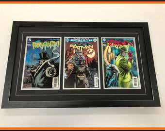 Changeable Three Comic Display Frame. Safe Secure Way To Display Comics (Books Not Included)