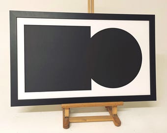 Vinyl Record Frame - Easy to insert your own record for display (No adhesive required)