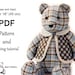 Simplicity 2115 Pattern Memory Bear Easy 18 Sewing - Etsy Canada