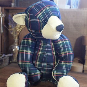 Two Memory Bear Patterns Easy Sewing Pattern Simple Bear Pattern Sewing ...