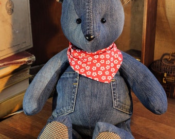 Kit De 10 Règles/Pochoirs 'Ours à Mémoire' - Pour Couture De Peluches Avec Vêtements Sentimentaux