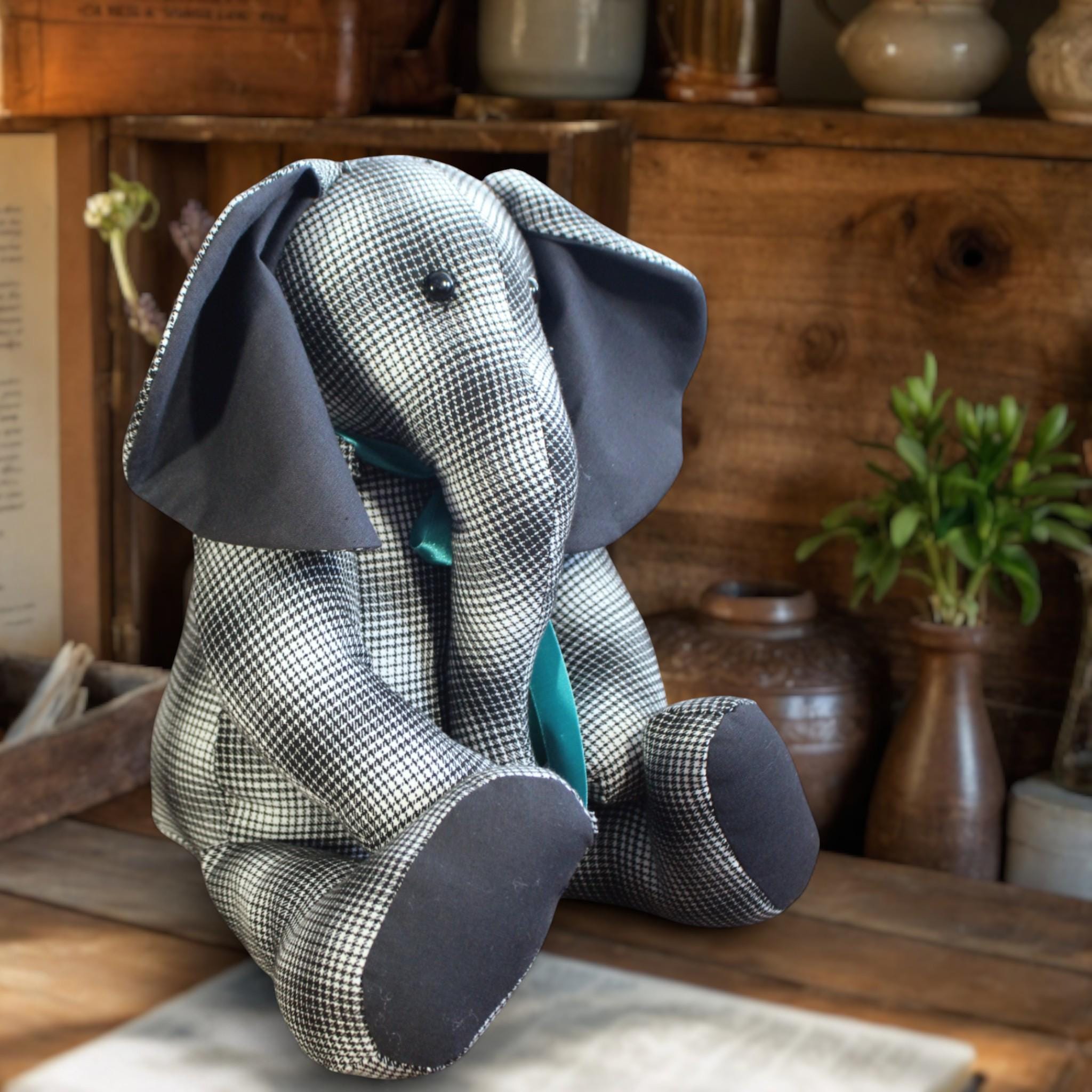Memory Elephant Pattern Free Memory Elephant Sewing Pattern: Keepsake Bear Tutorial (PDF Pattern ...
