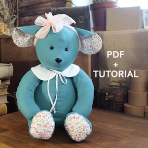 18&quot; Memory Mouse Sewing Pattern: Keepsake Bear Tutorial (PDF Pattern)