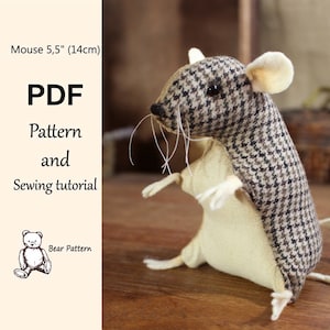 Mini Mouse 5,5&quot; Simplicity Pattern Memory Bear Easy Sewing Pattern Simple Bear Pattern Sewing Pattern PDF Teddy Bear Pattern Keepsake Bear