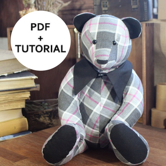 Memory Bear Pattern Easy 18 Sewing Pattern Simple Bear Pattern